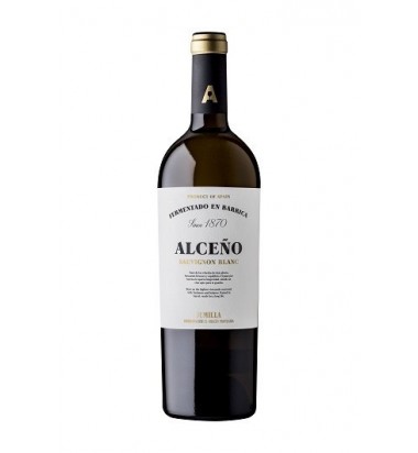 Alceño Blanco 100% Sauvignon Blanc Fermentado en Barrica 2019 * Jumilla