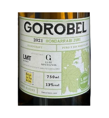 Gorobel 2021 - txakoli - LMT WINES - muchosvinos.com