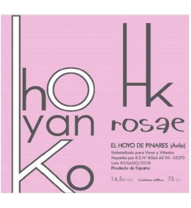 Hoyanko Rosae 2023 - Vino rosado, Garnacha, Albillo Real, Viñas viejas, Cebreros, Ávila muchosvinos.com