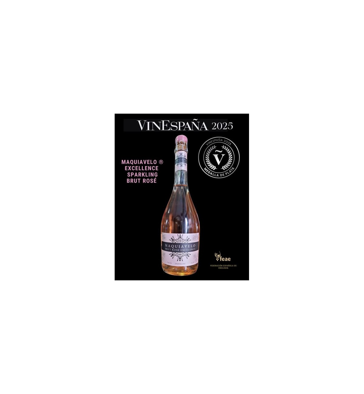 Maquiavelo Brut Rosé Excellence - Sparkling - Espumoso - muchosvinos.com