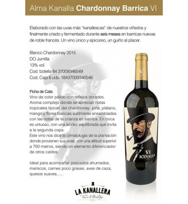 Alma Kanalla Chardonnay Barrica VI
